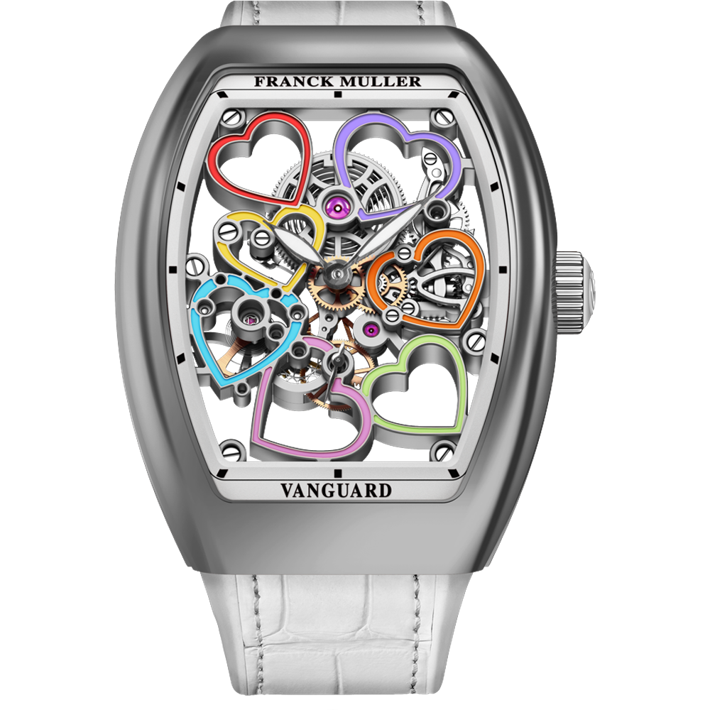 super clone FRANCK MULLER watch VANGUARD V32 COLOR DREAMS V 32 S6 SQT HEART COL DRM (BC)